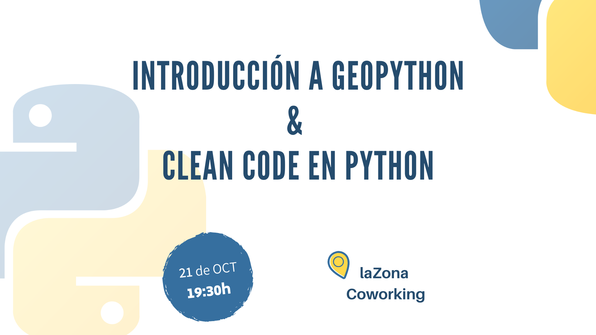 GeoPython y Clean Code con Python